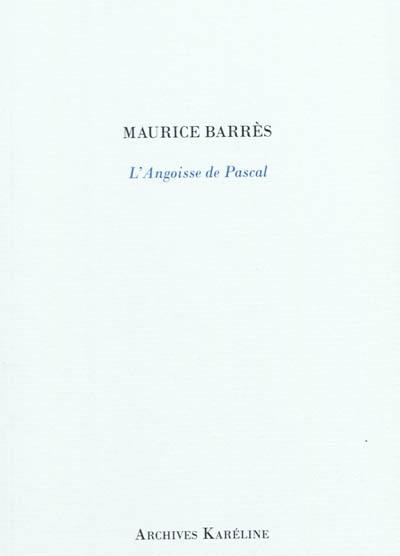 L'angoisse de Pascal. Une étude sur les deux maisons de Pascal à Clermont-Ferrand