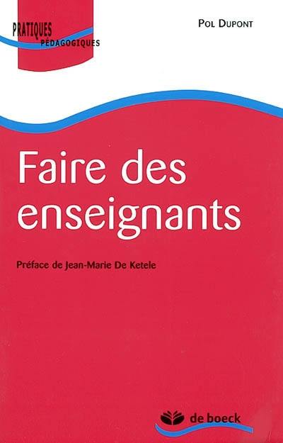 Faire des enseignants