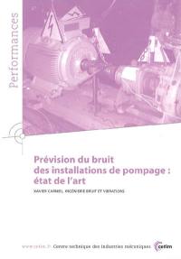 Prévision du bruit des installations de pompage : état de l'art