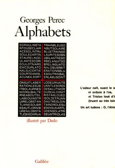 Alphabets : cent soixante-seize onzains hétérogrammatiques