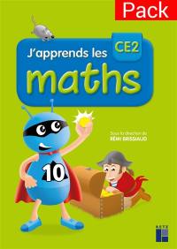 J'apprends les maths, CE2 : programmes 2016 : pack