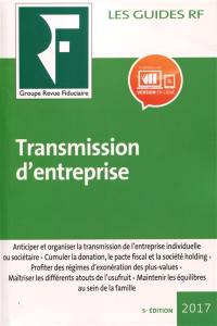 Transmission d'entreprise 2017