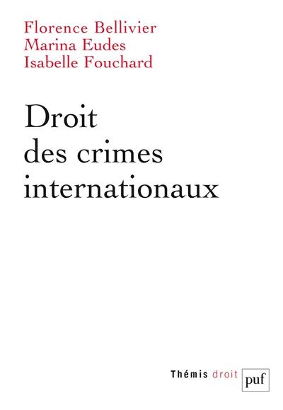 Droit des crimes internationaux