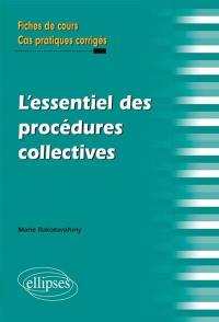 L'essentiel des procédures collectives