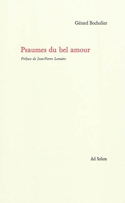 Psaumes du bel amour