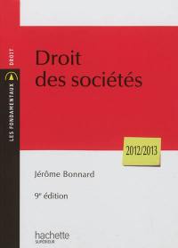 Droit des sociétés : 2012-2013