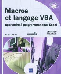 Macros et langage VBA : apprendre à programmer sous Excel