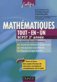 Mathématiques tout-en-un BCPST 2e année : cours et exercices corrigés