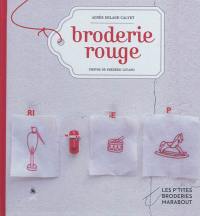 Broderie rouge