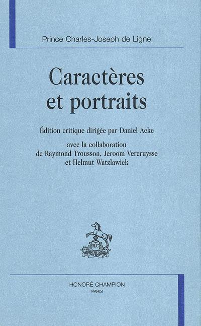 Caractères et portraits