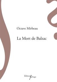 La mort de Balzac