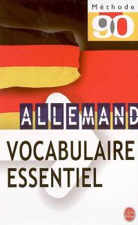 Allemand : vocabulaire essentiel