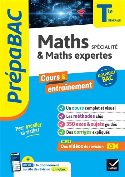 Maths spécialité & maths expertes, terminale générale : nouveau bac