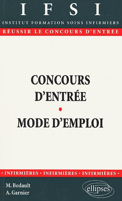 Concours d'entrée, mode d'emploi