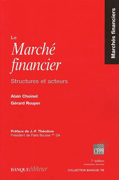 Le marché financier : structures et acteurs