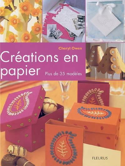 Créations en papier : plus de 35 modèles