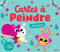 Animaux : cartes à peindre