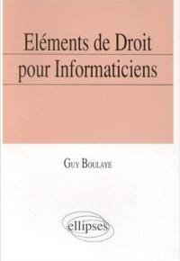 Eléments de droit pour informaticiens