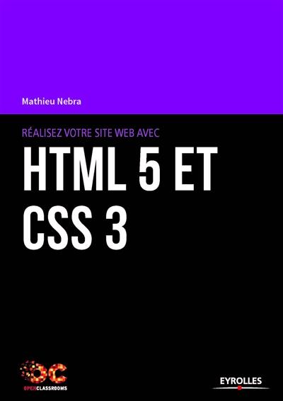 Réalisez votre site web avec HTML5 et CSS3