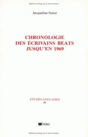 Chronologie des écrivains beats jusqu'en 1969