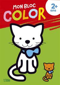 Mon bloc color 2 ans + : le chat