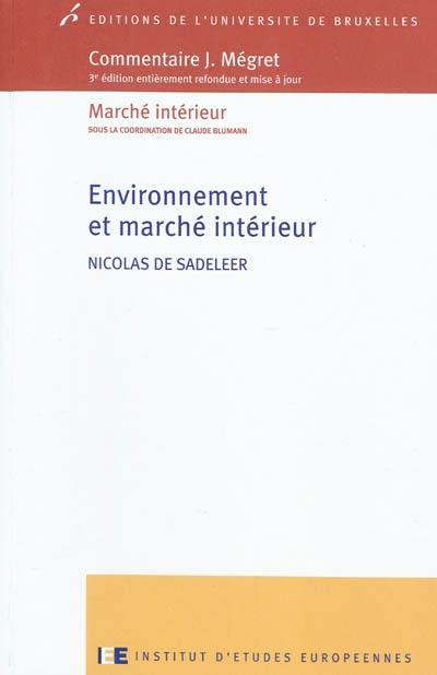 Environnement et marché intérieur