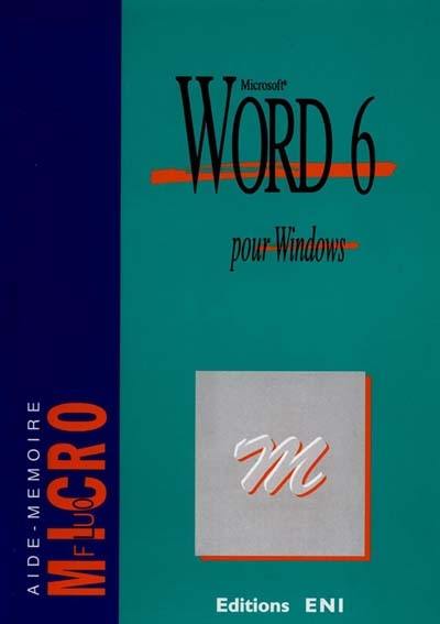 Word 6 pour Windows