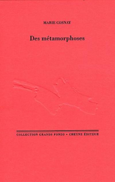 Des métamorphoses