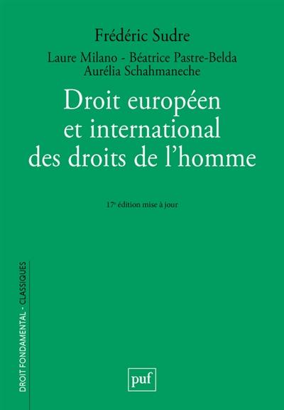 Droit européen et international des droits de l'homme