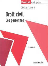 Droit civil. Vol. 1. Les personnes