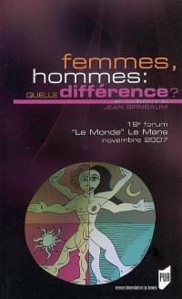 Femmes, hommes : quelle différence ?