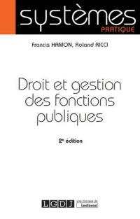 Droit et gestion des fonctions publiques