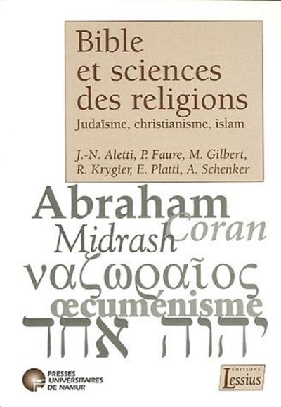 Bible et sciences des religions : judaïsme, christianisme, islam