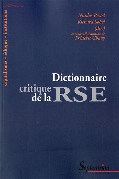 Dictionnaire critique de la RSE