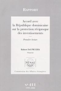 Accord avec la République dominicaine sur la protection réciproque des investissements : rapport, première lecture