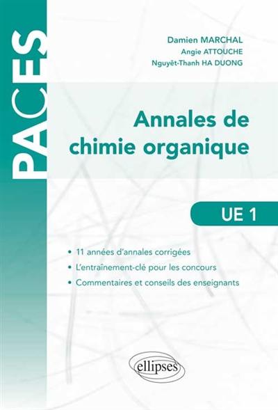 Annales de chimie organique, UE1