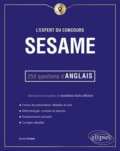 L'expert du concours Sésame : 250 questions d'anglais