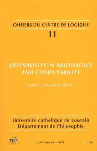 Definability in arithmetics and computability