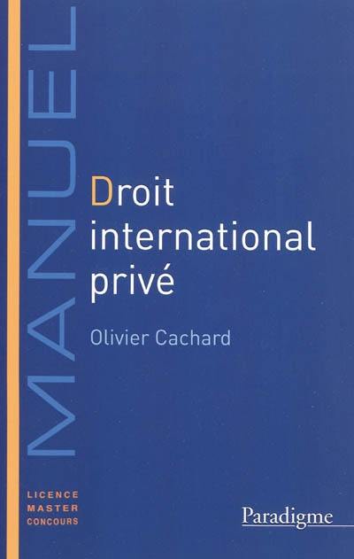 Droit international privé