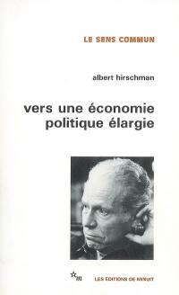 Vers une économie politique élargie