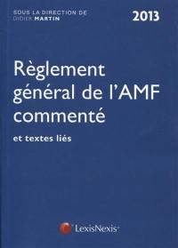 Règlement général de l'Autorité des marchés financiers : 2013