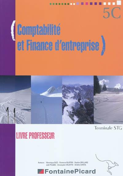 Comptabilité et finance d'entreprise, terminale STG : livre professeur