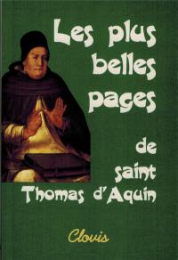 Les plus belles pages de Saint Thomas d'Aquin