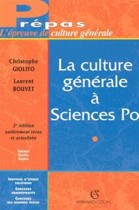 La culture générale à Sciences Po