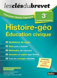 Histoire géo, éducation civique 3e : nouveau programme