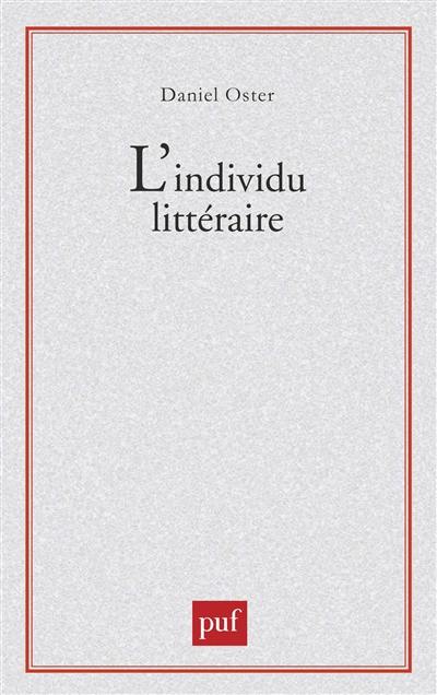 L'individu littéraire