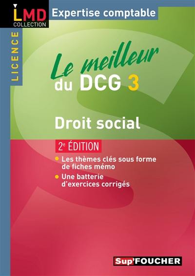 Le meilleur du DCG 3, droit social : licence