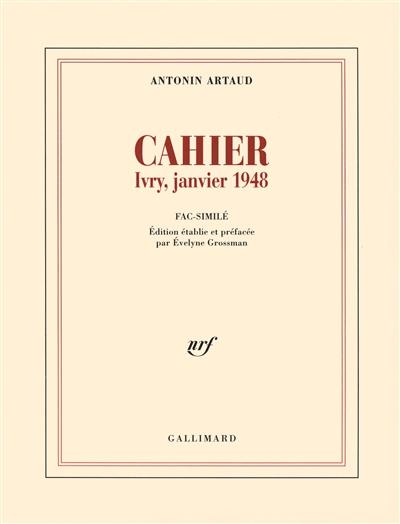 Cahier, Ivry, janvier 1948 : fac-similé