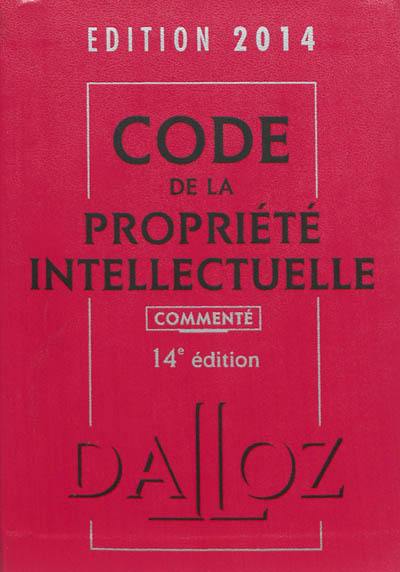 Code de la propriété intellectuelle 2014