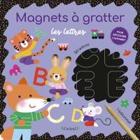 Magnets à gratter : les lettres